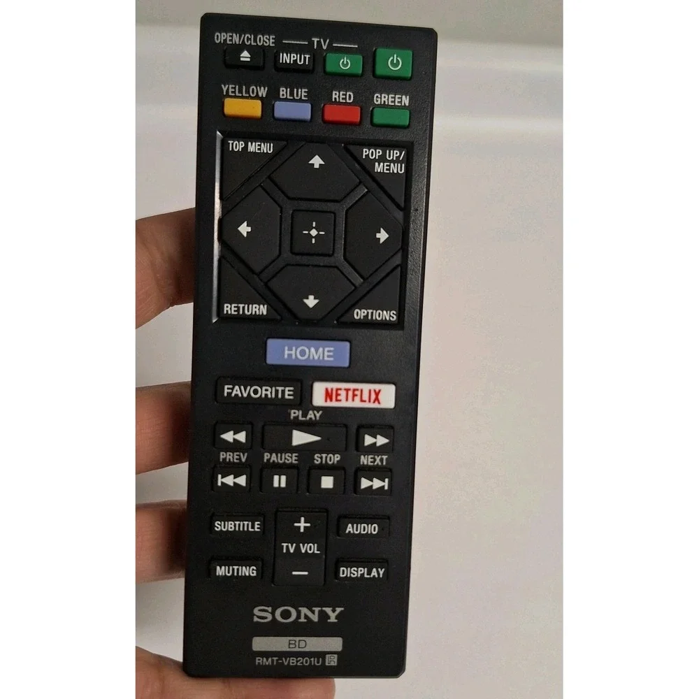 Sony Blu Ray Remote Control RMT-VB201U Netflix Button‎ OEM Replacement